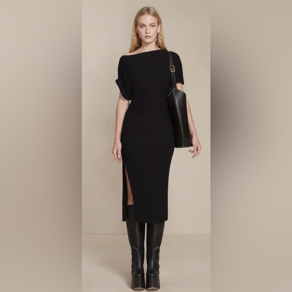 cult gaia naunet knit dress cult gaia | Dresses | Cult Gaia Naunet Deess In Black